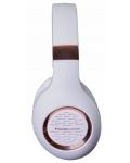 Bežične slušalice PowerLocus - P4 Plus, bijelo/ružičaste - 3t