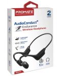 Bežične slušalice s mikrofonom ProMate - Ripple, crne - 3t