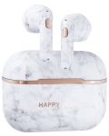 Bežične slušalice Happy Plugs - Hope, TWS, White Marble - 2t