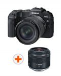 Kamera bez ogledala Canon - EOS RP, RF 24-105mm, f/F4-7.1 IS, crna + Objektiv Canon - RF 35mm f/1.8 IS Macro STM - 1t