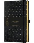 Bilježnica Castelli Copper & Gold - Honeycomb Gold, 13 x 21 cm, s linijama - 1t