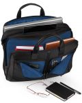 Poslovna torba za laptop Gabol Stark - Crna, 15.6", s 3 pretinca - 2t