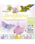 Blok s origami papirima u boji Folia - Proljeće - 1t