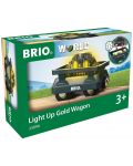 Drvena igračka Brio World – Vagon sa zlatom - 2t