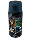 Boca za vodu Graffiti Harry Potter - Hogwarts, sa slamkom, 500 ml - 1t