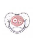 Silikonska duda varalica Canpol Newborn Baby, u obliku trešnje, 6-18 mjeseci, ružičasti - 1t