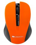 Bežični miš CANYON Mouse CNE-CMSW1 800/1000/1200 dpi, 4 gumba, narančasti - 1t