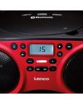 CD player Lenco - SCD-501RD, crveno/crni - 5t