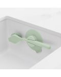 Četka za suđe s vakuumskom vješalicom Brabantia - SinkSide Jade Green, zelena - 4t