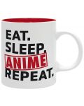 Šalica The Good Gift Adult: Humor - Eat, Sleep, Anime, Repeat - 1t