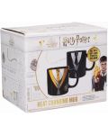 Šalica s termo efektom Half Moon Bay Movies: Harry Potter - Hufflepuff Uniform, 400 ml - 4t