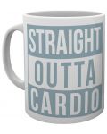 Šalica GB eye Humor: Motivational - Straight Outta Cardio - 1t