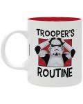 Šalica ABYstyle Movies: Star Wars - Trooper's Routine - 2t