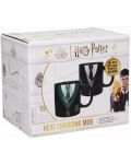 Šalica s termo efektom Half Moon Bay Movies: Harry Potter - Slytherin Uniform, 400 ml - 4t