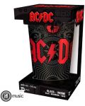 Čaša za vodu GB eye Music: AC/DC -  Black Ice, 400 ml - 2t