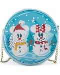 Torba Loungefly Disney: Mickey Mouse - Snowman Mickey & Minnie - 2t