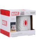 Šalica 3D Paladone Marvel: Spider-man - Logo, 450 ml - 2t