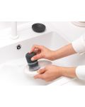 Četka s dozatorom za deterdžent za pranje posuđa Brabantia - SinkSide Dark Grey - 6t