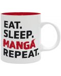 Šalica The Good Gift Humor: Adult - Eat, Sleep, Manga, Repeat - 1t