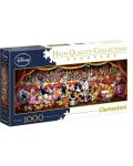Panoramska zagonetka Clementoni od 1000 dijelova - Disneyjev orkestar - 1t
