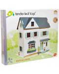 Drvena kućica za lutke Tender Leaf Toys - Dovetail House - 8t