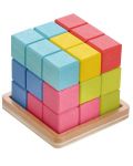 Drvena logička igra Tini Toys - Složiti kocku - 2t