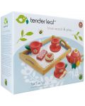 Drveni set za igru Tender Leaf Toys - Pribor za čaj - 3t