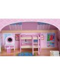 Drvena kućica za lutke Moni Toys - Mila, sa 16 dodataka - 3t