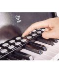 Drveni elektronski klavir sa stolicom Hape, crni - 5t
