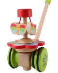 Drvena igračka za guranje HaPe International – Plešući leptir, drvena - 4t