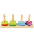 Drveni sorter s geometrijskim oblicima Tooky Toy - 1t