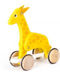 Drvena igračka HaPe International  - Žirafa na kotačima - 1t