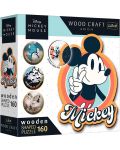 Drvena slagalica Trefl od 160 dijelova - Retro Mickey Mouse - 1t