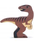 Drvena figurica Tender Leaf Toys - Velociraptor - 1t
