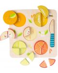 Drvena slagalica Tender Leaf Toys - Citrusi i dijelovi - 2t
