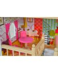Drvena kućica za lutke Moni Toys - Emily, sa 17 dodataka - 5t