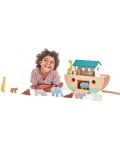 Set drvenih figurica Tender Leaf Toys - Noina arka sa životinjama - 5t