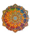 Drvena slagalica Unidragon od 700 dijelova - Mandala Izlazeće sunce (veličina RS) - 4t