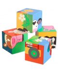 Drvene kocke Orange Tree Toys - Domaće životinje - 3t
