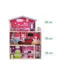 Drvena kućica za lutke s namještajem Moni Toys - Isabella, 4118 - 5t