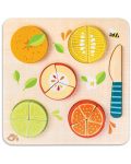 Drvena slagalica Tender Leaf Toys - Citrusi i dijelovi - 1t