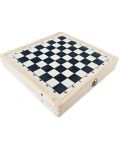 Drvena igra s cekerima 2 u 1 Acool Toy - Gumica i šah - 2t