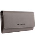 Ženski kožni novčanik Bugatti Bella - RFID zaštita, taupe - 2t