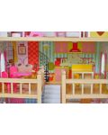Drvena kućica za lutke Moni Toys - Emily, sa 17 dodataka - 9t