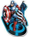 Drvena slagalica Trefl od 160 dijelova - Fearless Capitan America / Disney Marvel Heroes_ - 2t