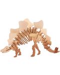 Drvena 3D slagalica Johntoy - Dinosauri, 4 vrste - 1t