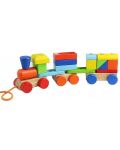 Drveni vlak od geometrijskih elemenata Acool Toy - 1t