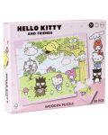 Drvena slagalica Micki - Hello Kitty, 20 dijelova - 5t