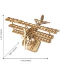 Drvena 3D slagalica Robo Time od 145 dijelova - Avion - 3t