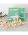 Drvena 3D slagalica Rex London – Prahistorijska zemlja, Dimetrodon - 4t